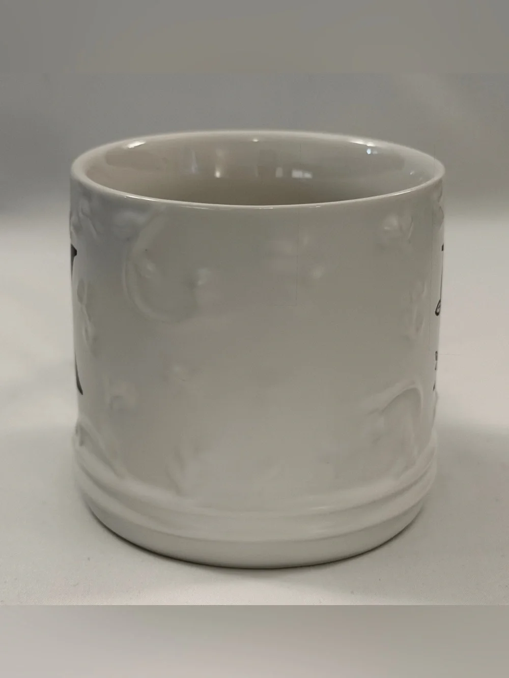 NWT~ Ceramic Monogram Mug